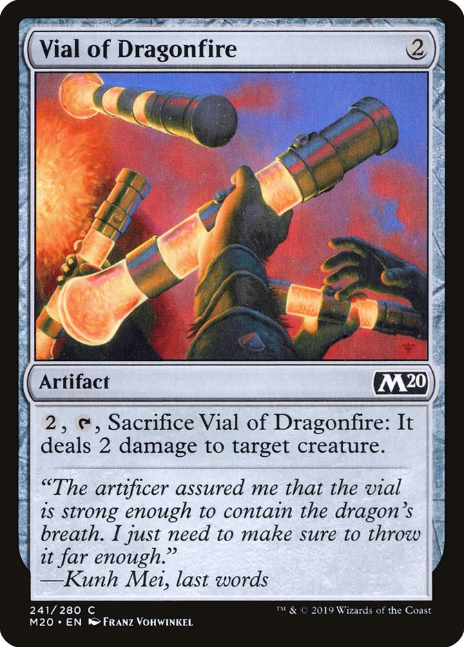 Vial of Dragonfire [Core Set 2020] - Magic: The Gathering - Card Brawlers | Quebec | Canada |