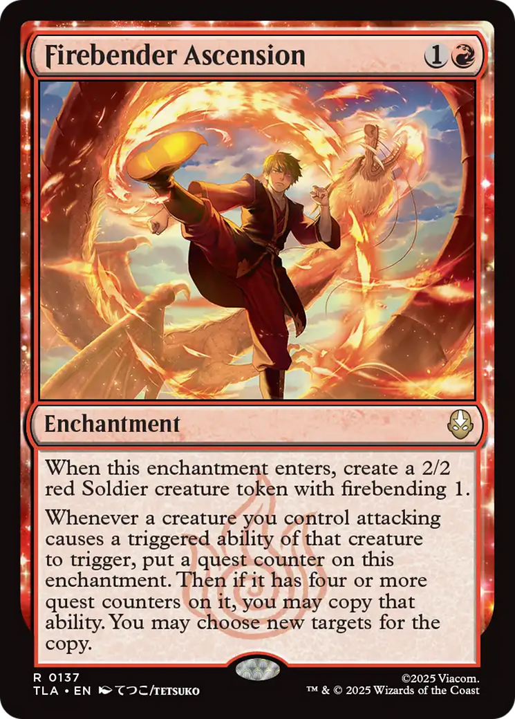 Firebender Ascension [Avatar: The Last Airbender] - Magic: The Gathering - Card Brawlers | Quebec | Canada |