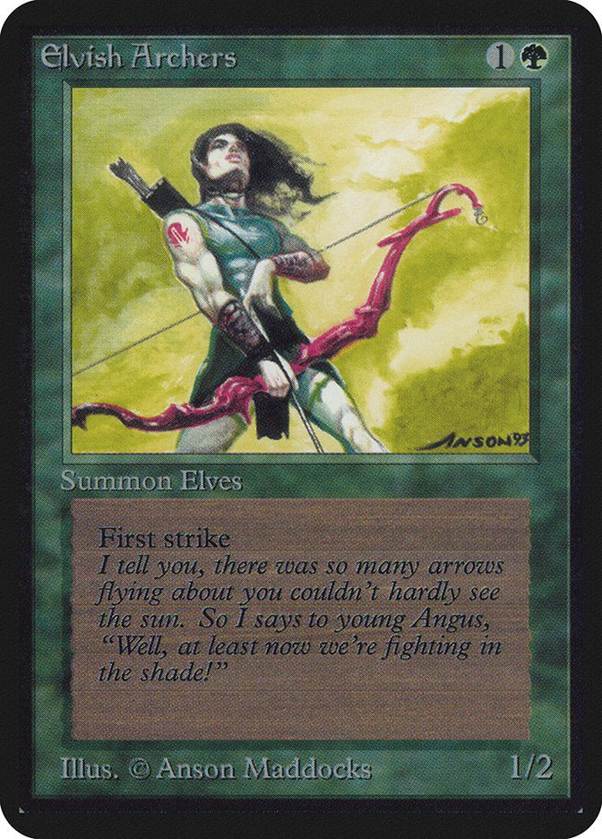 Elvish Archers [Alpha Edition] - Magic: The Gathering - Card Brawlers | Quebec | Canada |