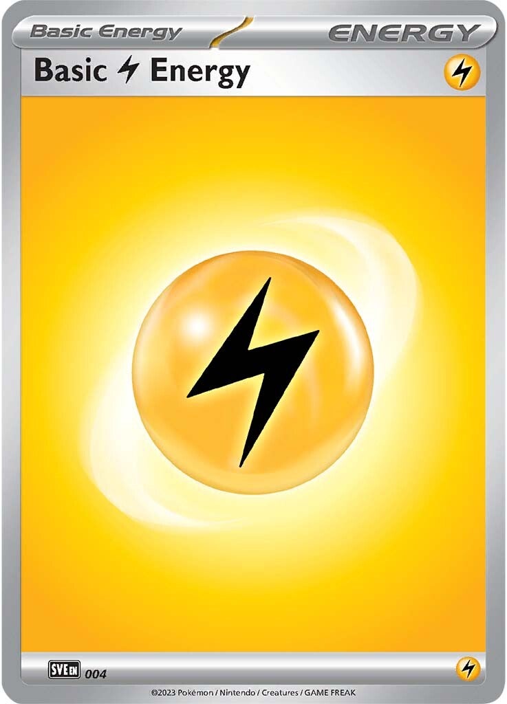 Lightning Energy (004) [Scarlet & Violet: Base Set] - Pokémon - Card Brawlers | Quebec | Canada |