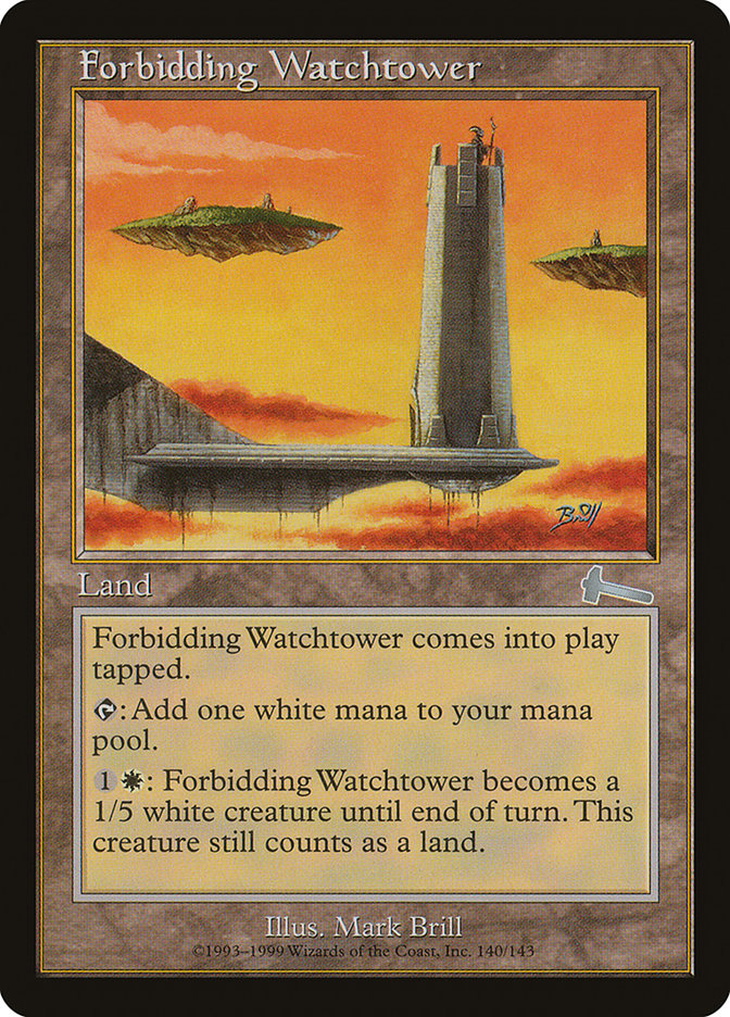 Forbidding Watchtower [Urza's Legacy] - Magic: The Gathering - Card Brawlers | Quebec | Canada |