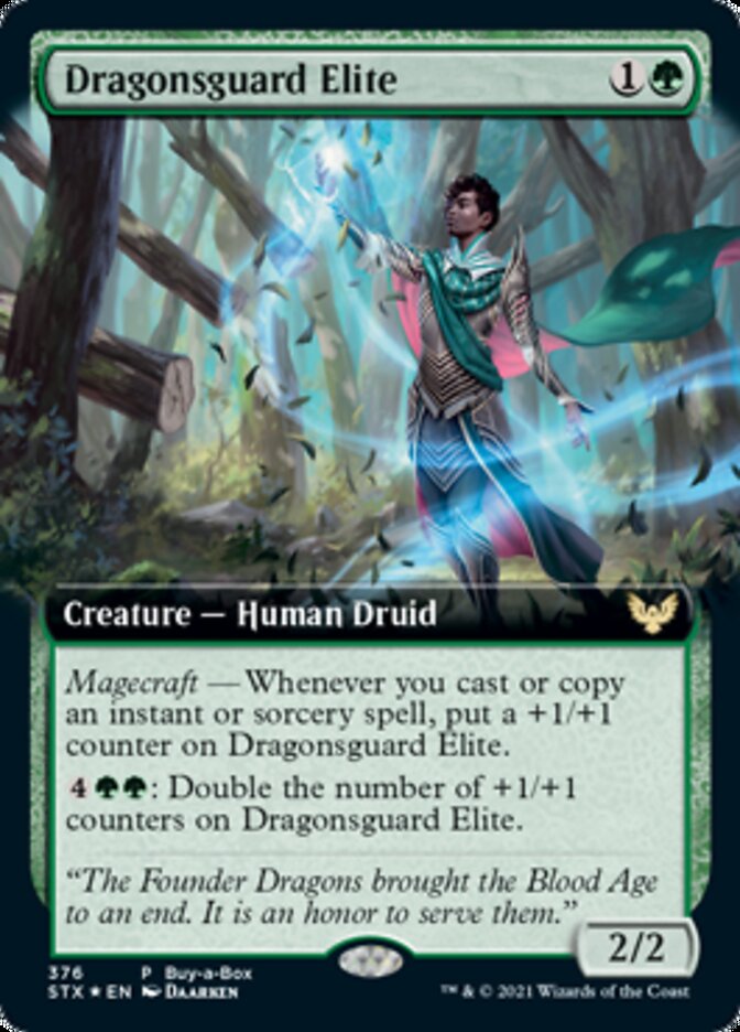 Dragonsguard Elite (Buy-A-Box) [Strixhaven: School of Mages Promos] - Magic: The Gathering - Card Brawlers | Quebec | Canada |