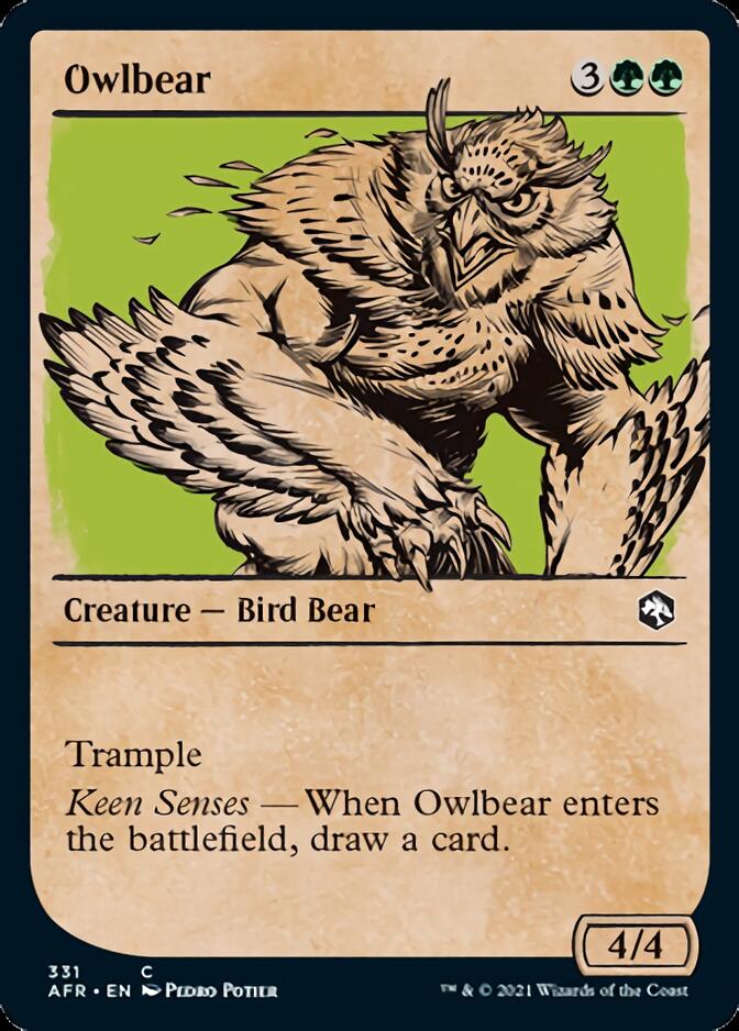 Owlbear (Showcase) [Dungeons & Dragons: Adventures in the Forgotten Realms] - Magic: The Gathering - Card Brawlers | Quebec | Canada |