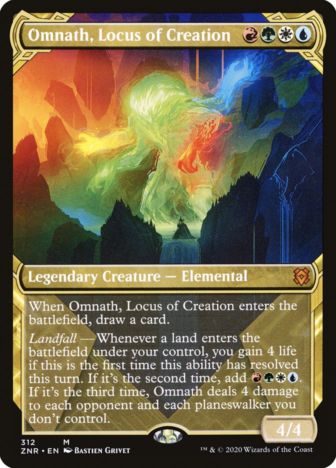 Omnath, Locus of Creation (Showcase) [Zendikar Rising] - Magic: The Gathering - Card Brawlers | Quebec | Canada |