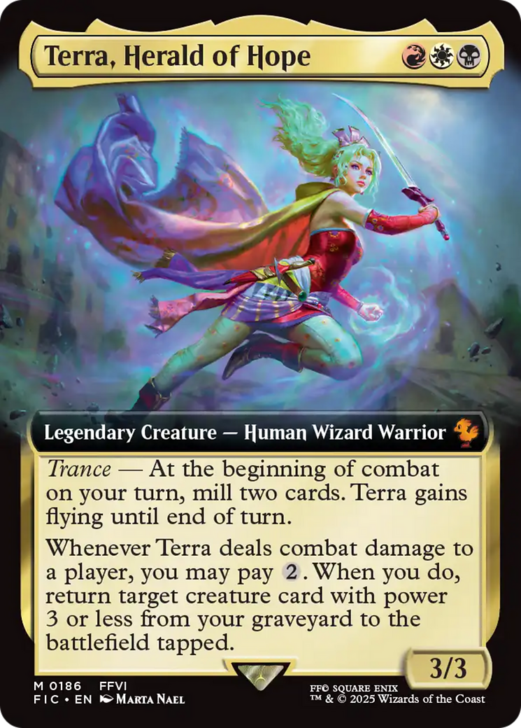 Terra, Herald of Hope (Extended Art) [FINAL FANTASY Commander] - Magic: The Gathering - Card Brawlers | Quebec | Canada |