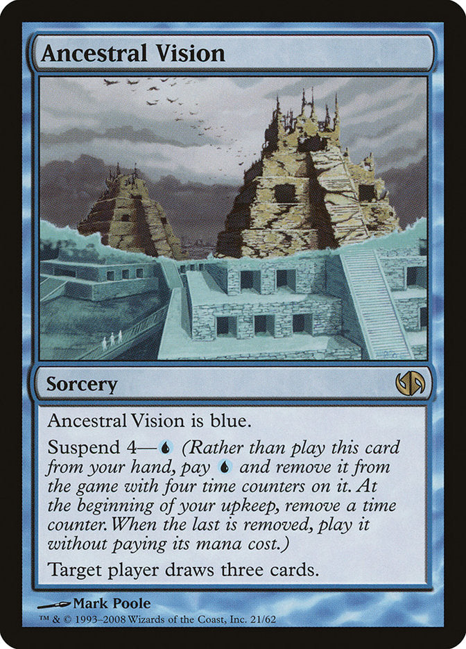 Ancestral Vision [Duel Decks: Jace vs. Chandra] - Magic: The Gathering - Card Brawlers | Quebec | Canada |