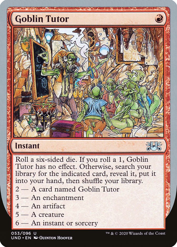 Goblin Tutor [Unsanctioned] - Magic: The Gathering - Card Brawlers | Quebec | Canada |