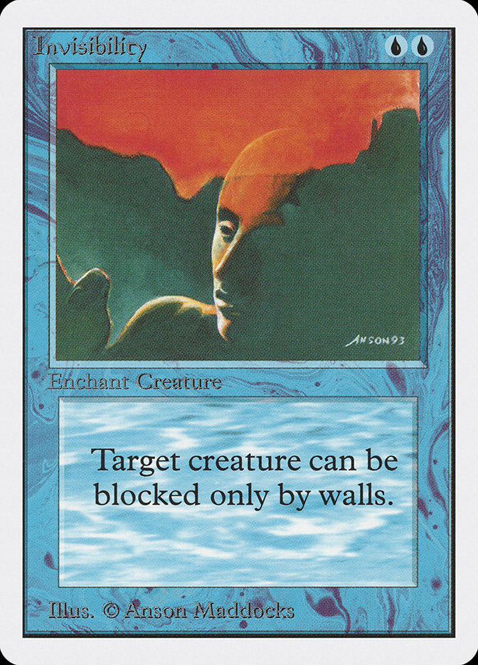 Invisibility [Unlimited Edition] - Magic: The Gathering - Card Brawlers | Quebec | Canada |