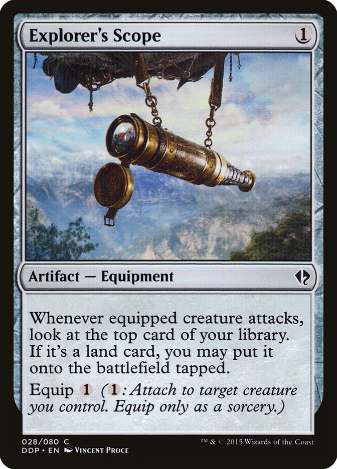 Explorer's Scope [Duel Decks: Zendikar vs. Eldrazi] - Magic: The Gathering - Card Brawlers | Quebec | Canada |