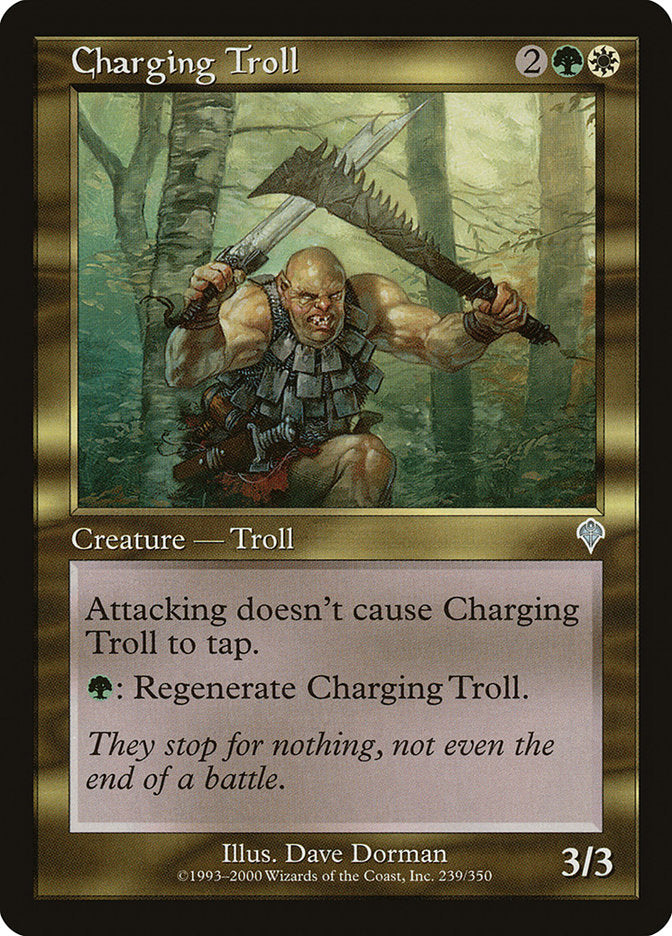 Charging Troll [Invasion] - Magic: The Gathering - Card Brawlers | Quebec | Canada |