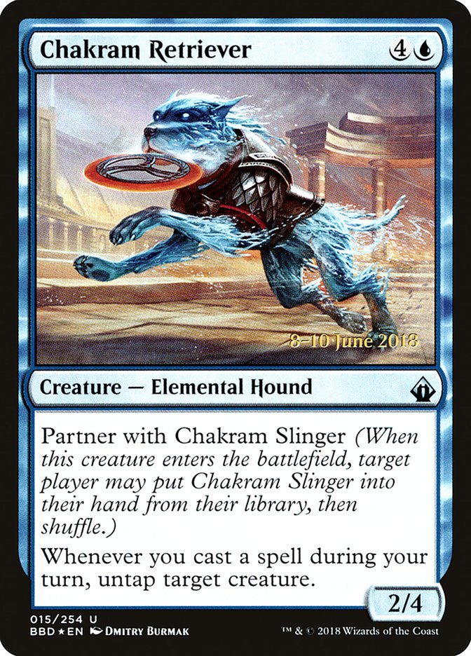 Chakram Retriever (Prerelease) [Battlebond Prerelease Promos] - Magic: The Gathering - Card Brawlers | Quebec | Canada |