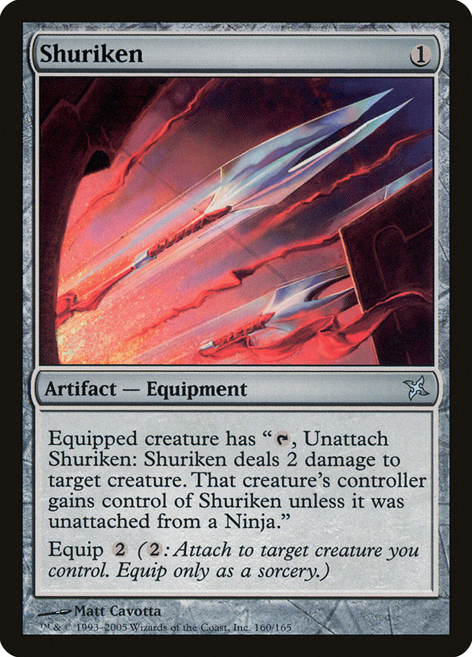 Shuriken [Betrayers of Kamigawa] - Magic: The Gathering - Card Brawlers | Quebec | Canada |