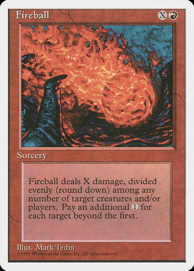 Fireball [Fourth Edition] - Magic: The Gathering - Card Brawlers | Quebec | Canada |