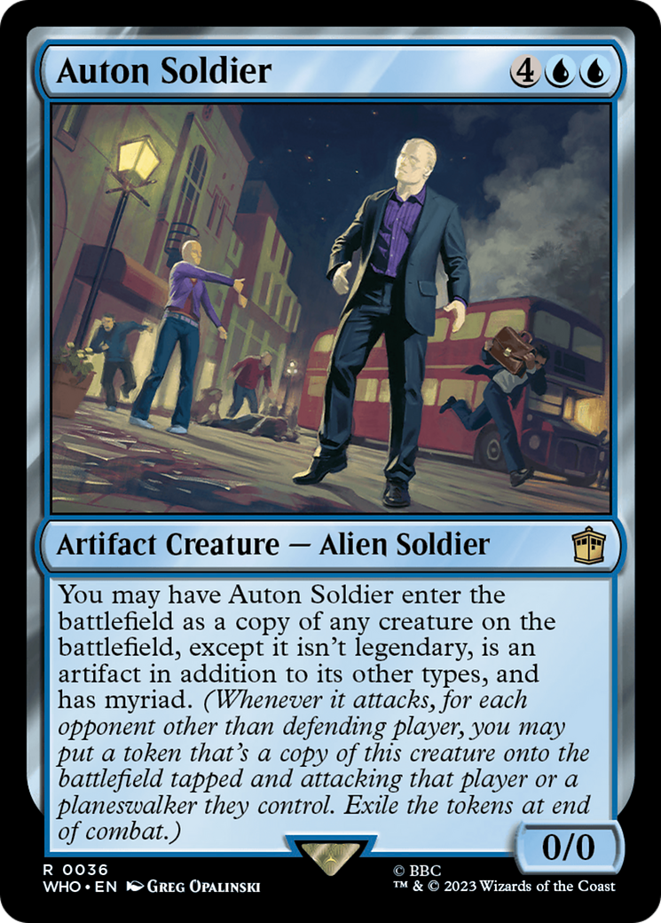 Auton Soldier [Doctor Who] - Magic: The Gathering - Card Brawlers | Quebec | Canada |