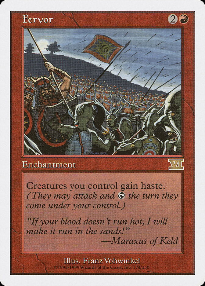 Fervor [Classic Sixth Edition] - Magic: The Gathering - Card Brawlers | Quebec | Canada |
