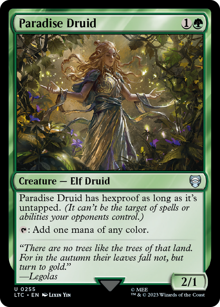 Paradise Druid [The Lord of the Rings: Tales of Middle-Earth Commander] - Magic: The Gathering - Card Brawlers | Quebec | Canada |
