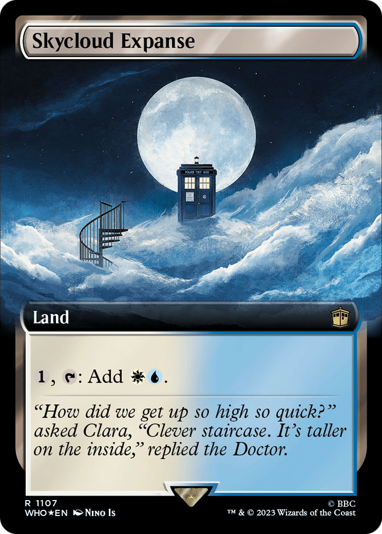 Skycloud Expanse (Extended Art) (Surge Foil) [Doctor Who] - Magic: The Gathering - Card Brawlers | Quebec | Canada |