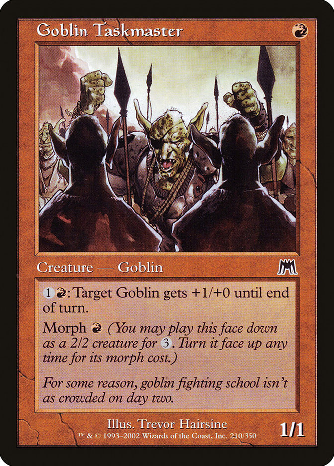 Goblin Taskmaster [Onslaught] - Magic: The Gathering - Card Brawlers | Quebec | Canada |