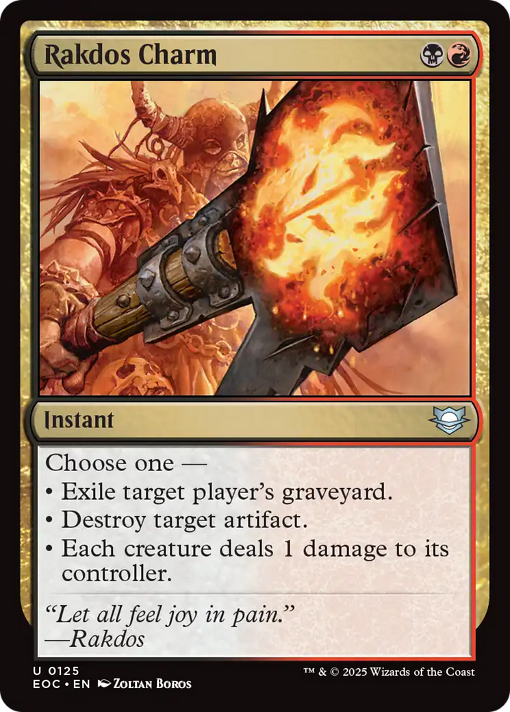 Rakdos Charm [Edge of Eternities Commander] - Magic: The Gathering - Card Brawlers | Quebec | Canada |
