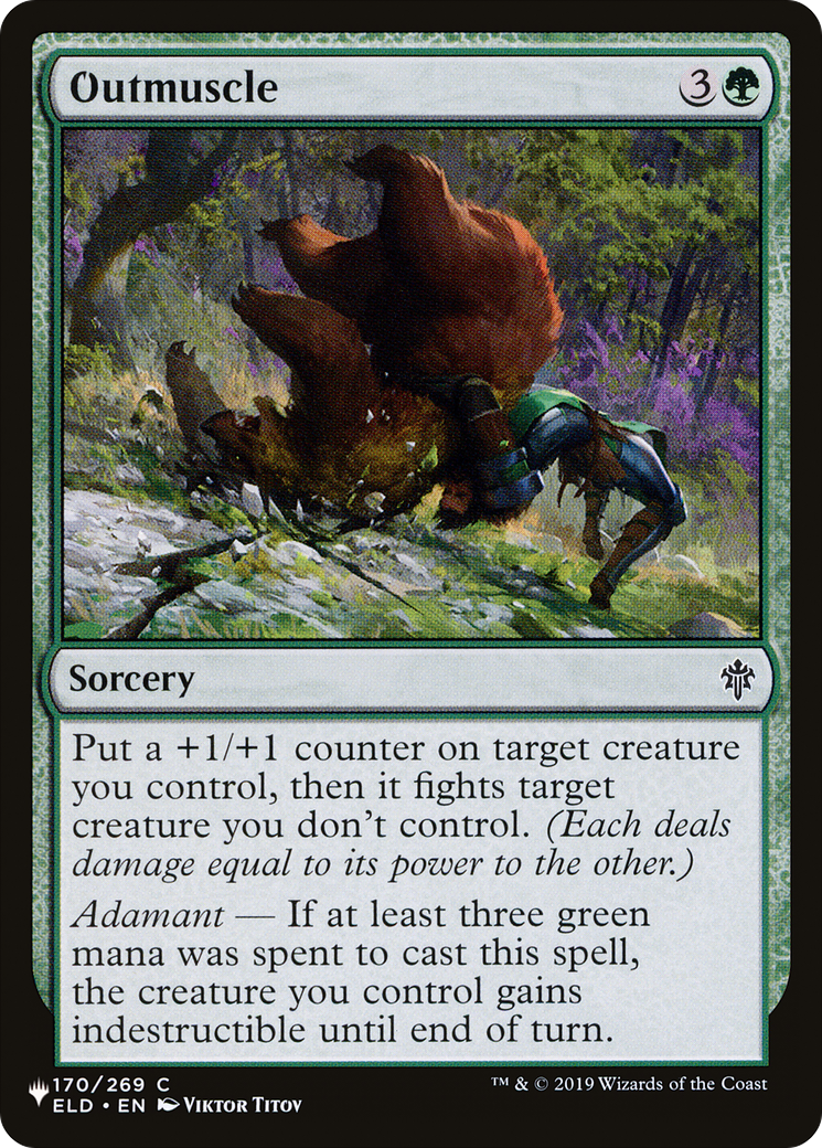 Outmuscle [The List] - Magic: The Gathering - Card Brawlers | Quebec | Canada |
