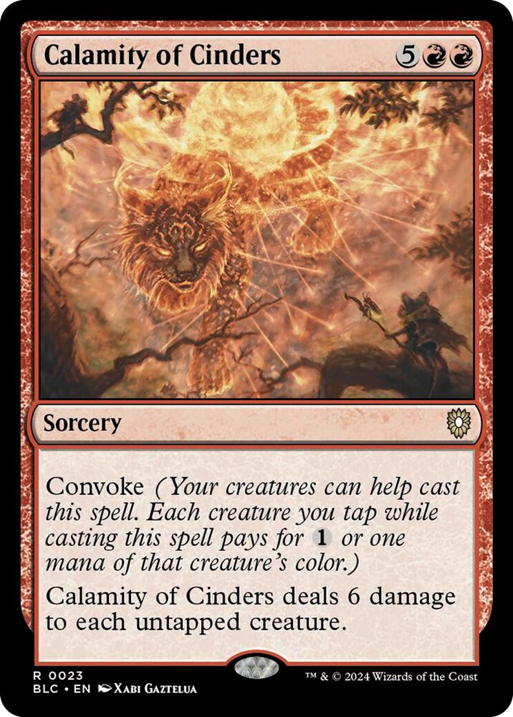 Calamity of Cinders [Bloomburrow Commander] - Magic: The Gathering - Card Brawlers | Quebec | Canada |