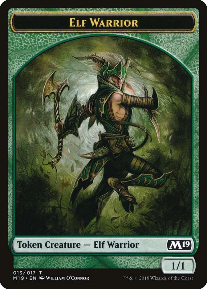 Elf Warrior Token [Core Set 2019 Tokens] - Magic: The Gathering - Card Brawlers | Quebec | Canada |