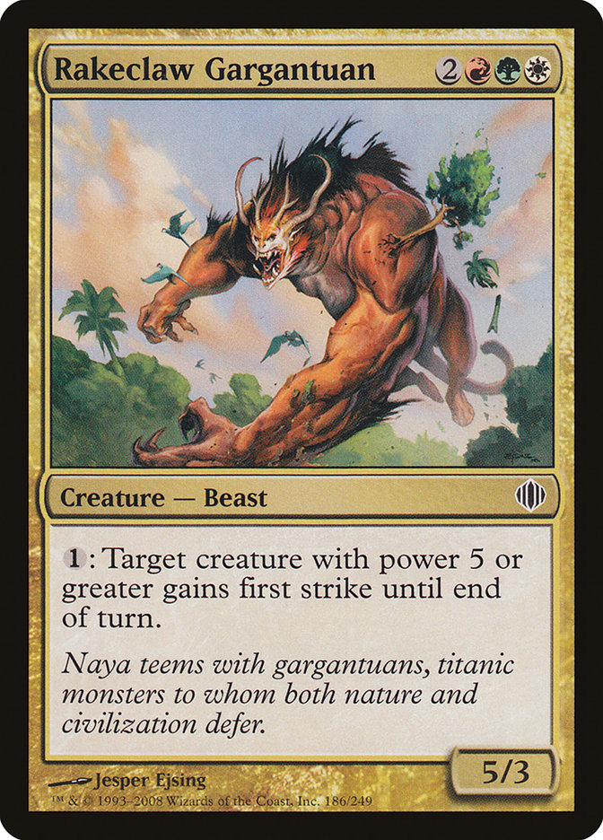 Rakeclaw Gargantuan [Shards of Alara] - Magic: The Gathering - Card Brawlers | Quebec | Canada |