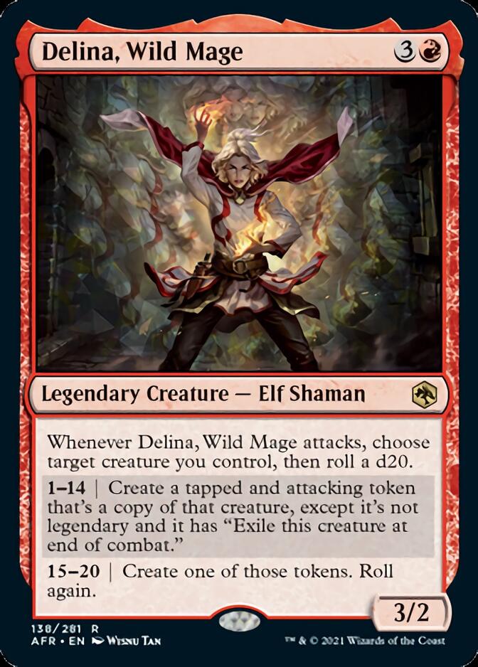 Delina, Wild Mage [Dungeons & Dragons: Adventures in the Forgotten Realms] - Magic: The Gathering - Card Brawlers | Quebec | Canada |