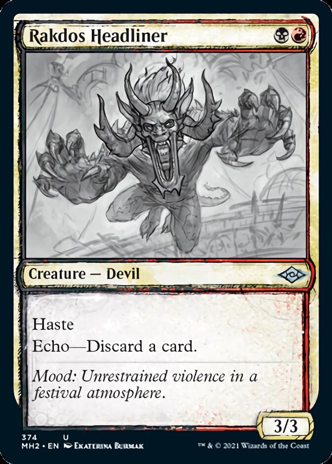 Rakdos Headliner (Sketch) [Modern Horizons 2] - Magic: The Gathering - Card Brawlers | Quebec | Canada |