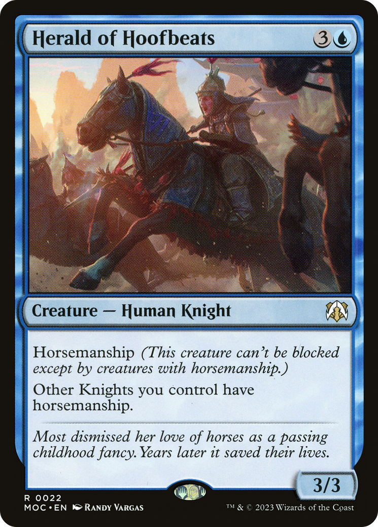 Herald of Hoofbeats [March of the Machine Commander] - Magic: The Gathering - Card Brawlers | Quebec | Canada |