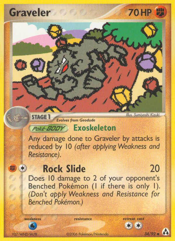 Graveler (34/92) [EX: Legend Maker] - Pokémon - Card Brawlers | Quebec | Canada |
