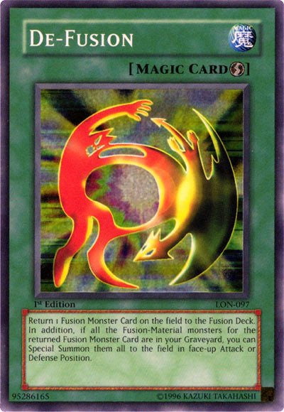 De-Fusion [LON-097] Super Rare - Yu-Gi-Oh! - Card Brawlers | Quebec | Canada |
