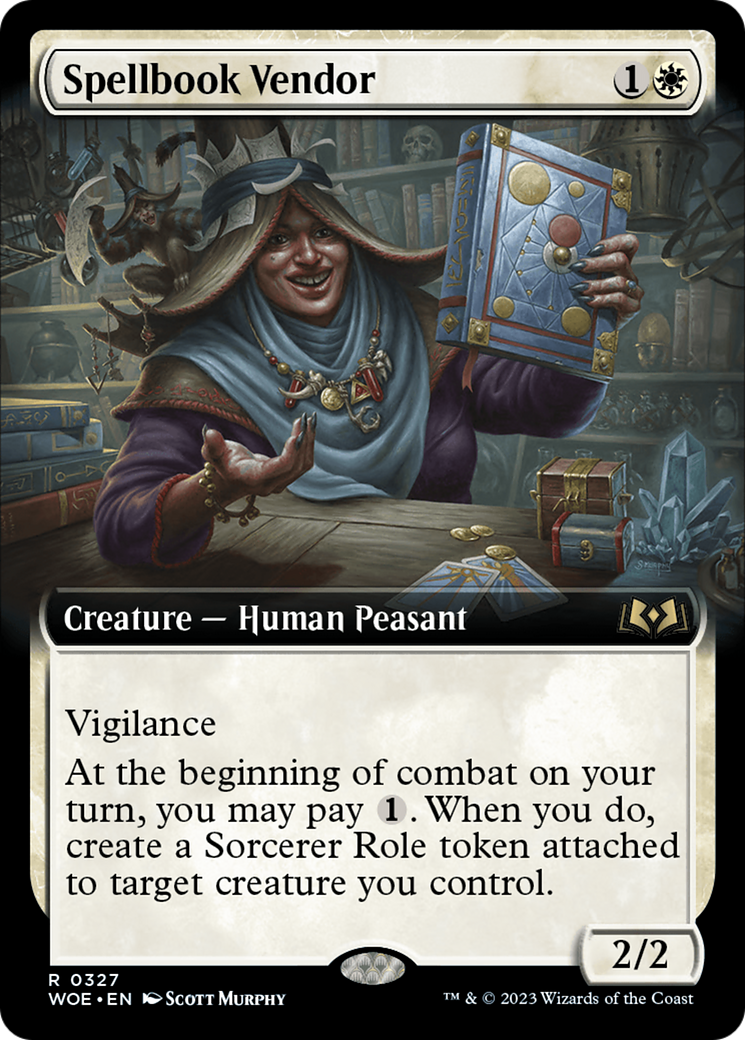Spellbook Vendor (Extended Art) [Wilds of Eldraine] - Magic: The Gathering - Card Brawlers | Quebec | Canada |