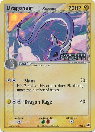 Dragonair (41/113) (Delta Species) (Stamped) [EX: Delta Species] - Pokémon - Card Brawlers | Quebec | Canada |