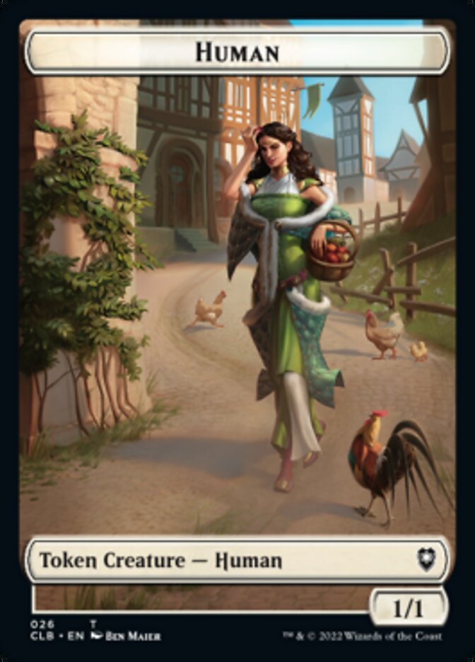 Spider // Human Double-Sided Token [Commander Legends: Battle for Baldur's Gate Tokens] - Magic: The Gathering - Card Brawlers | Quebec | Canada |