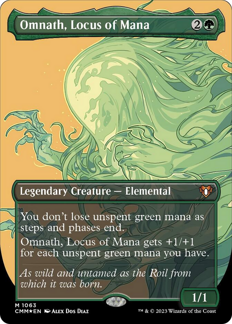 Omnath, Locus of Mana (Borderless Textured Foil Frame Break) [Commander Masters] - Magic: The Gathering - Card Brawlers | Quebec | Canada |