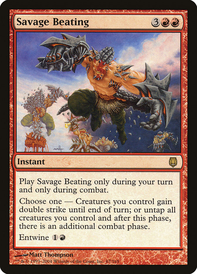Savage Beating [Darksteel] - Magic: The Gathering - Card Brawlers | Quebec | Canada |
