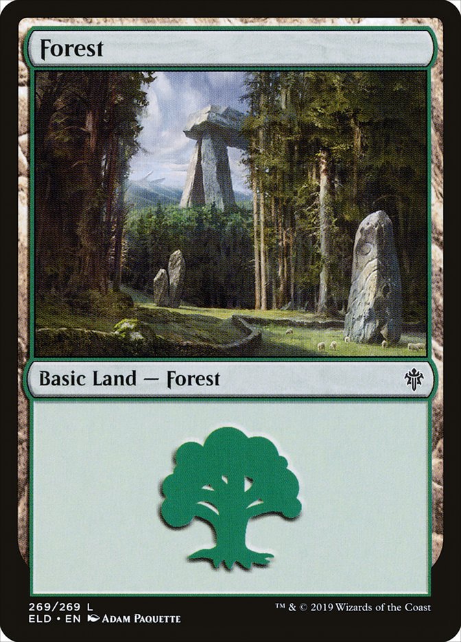 Forest (269) [Throne of Eldraine] - Magic: The Gathering - Card Brawlers | Quebec | Canada |