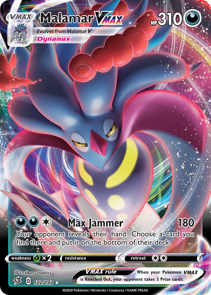 Malamar VMAX (122/192) [Sword & Shield: Rebel Clash] - Pokémon - Card Brawlers | Quebec | Canada |
