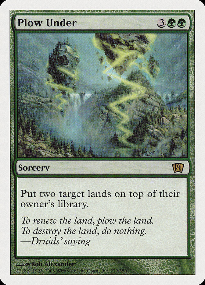 Plow Under (8th Edition) [Oversize Cards] - Magic: The Gathering - Card Brawlers | Quebec | Canada |