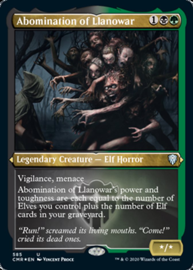 Abomination of Llanowar (Etched) [Commander Legends] - Magic: The Gathering - Card Brawlers | Quebec | Canada |