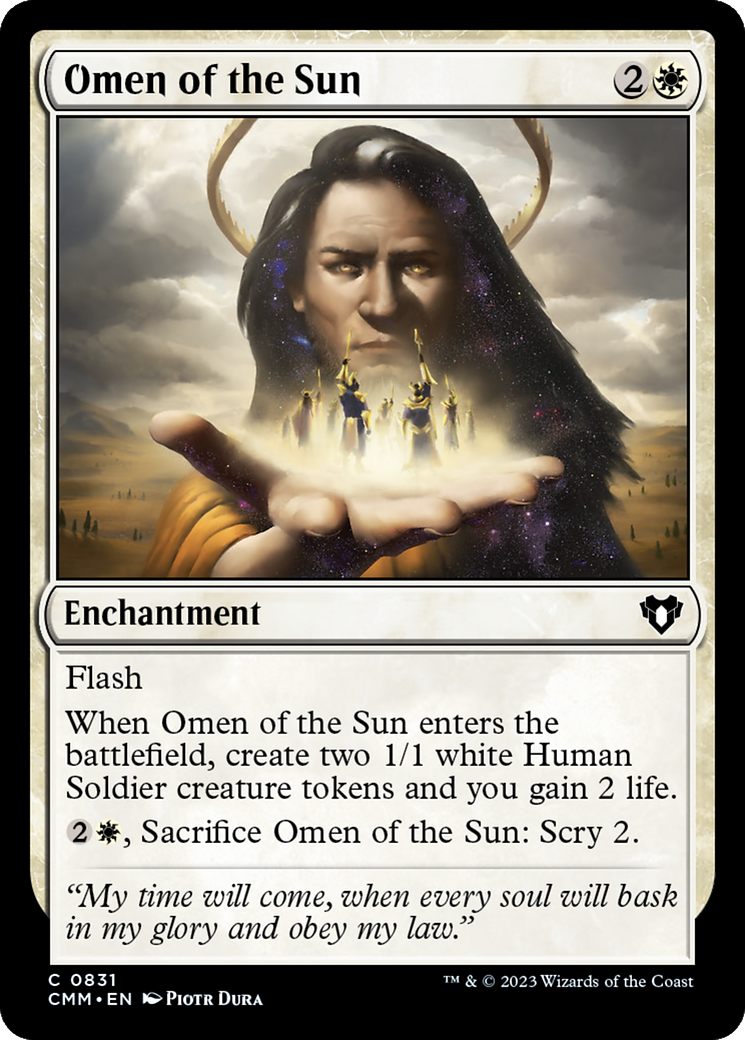 Omen of the Sun [Commander Masters] - Magic: The Gathering - Card Brawlers | Quebec | Canada |