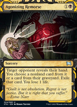 Agonizing Remorse (Foil Etched) [Strixhaven: School of Mages Mystical Archive] - Magic: The Gathering - Card Brawlers | Quebec | Canada |