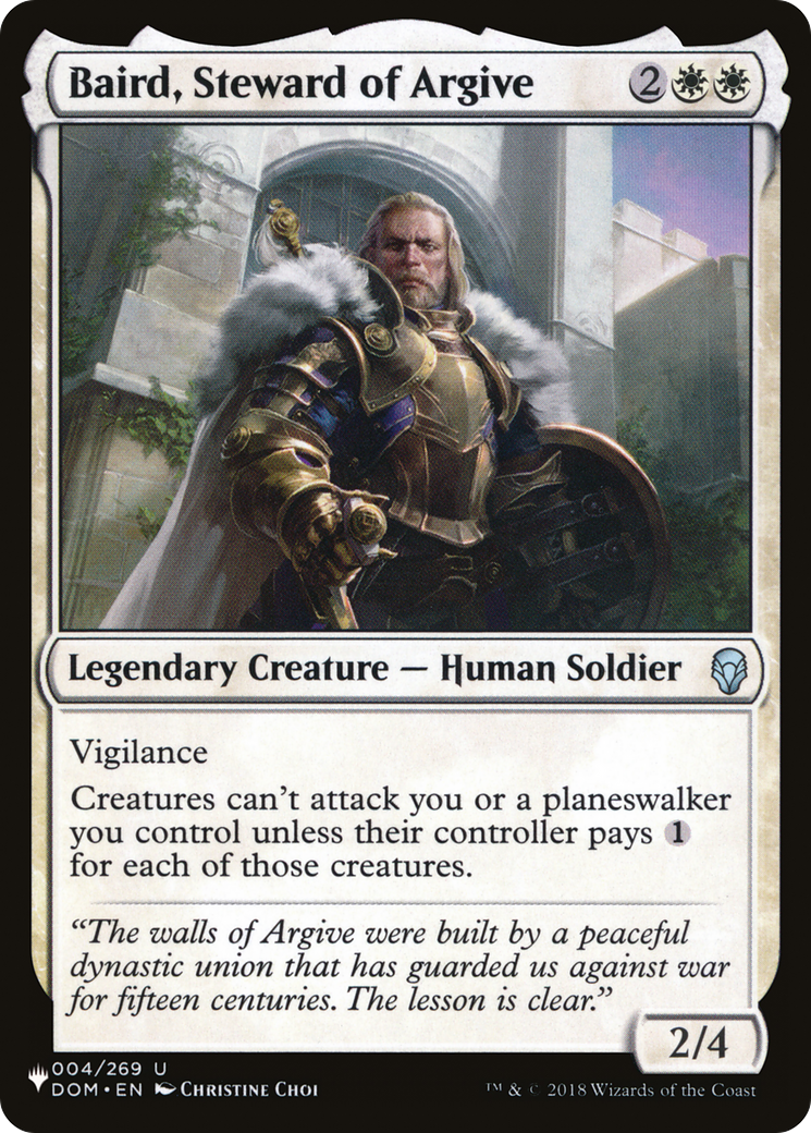 Baird, Steward of Argive [The List] - Magic: The Gathering - Card Brawlers | Quebec | Canada |