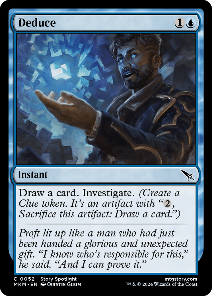 Deduce [Murders at Karlov Manor] - Magic: The Gathering - Card Brawlers | Quebec | Canada |