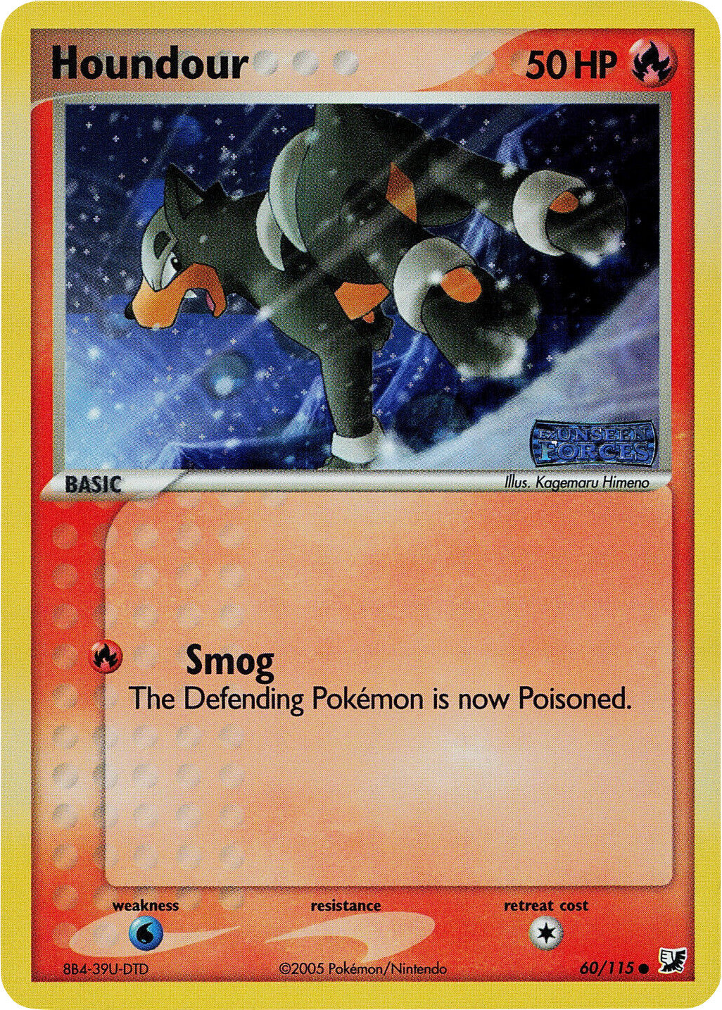 Houndour (60/115) (Stamped) [EX: Unseen Forces] - Pokémon - Card Brawlers | Quebec | Canada |