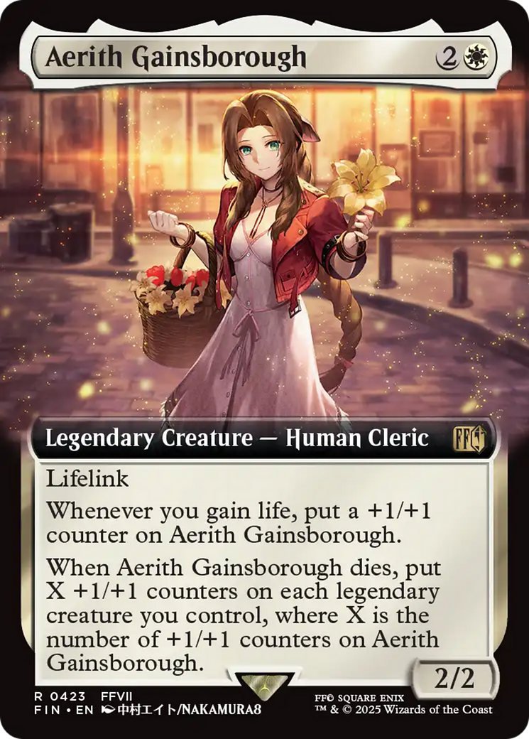 Aerith Gainsborough (Extended Art) [FINAL FANTASY] - Magic: The Gathering - Card Brawlers | Quebec | Canada |