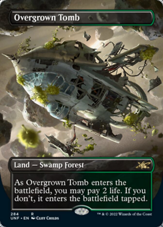 Overgrown Tomb (Borderless) [Unfinity] - Magic: The Gathering - Card Brawlers | Quebec | Canada |