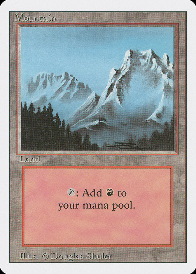 Mountain (Snow Top / Highest Point on Right) [Revised Edition] - Magic: The Gathering - Card Brawlers | Quebec | Canada |