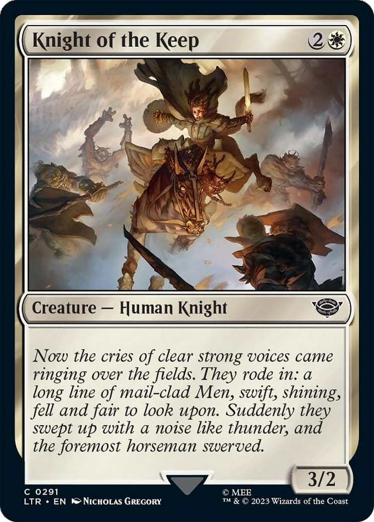 Knight of the Keep [The Lord of the Rings: Tales of Middle-Earth] - Magic: The Gathering - Card Brawlers | Quebec | Canada |